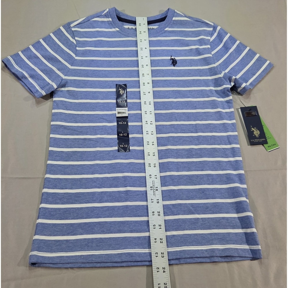 U.S. Polo Assn. Boys Crew Neck Short Sleeve T-Shirt NEW SIZE 10/12 LARGE - Picture 5 of 9